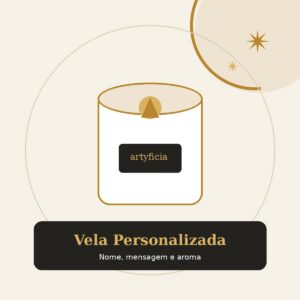 Vela Personalizada Aroma Suave